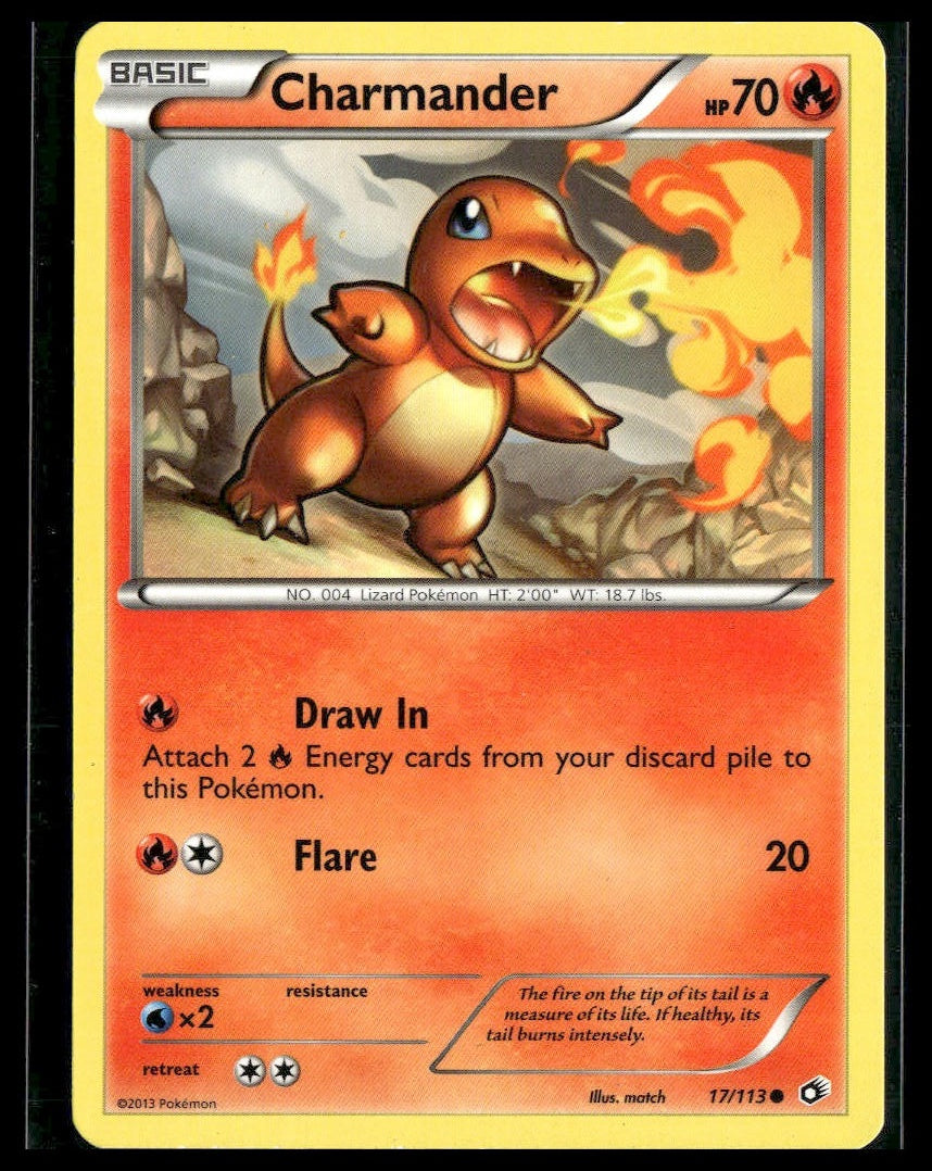 Charmander #17/113 Legendary Treasures VLP