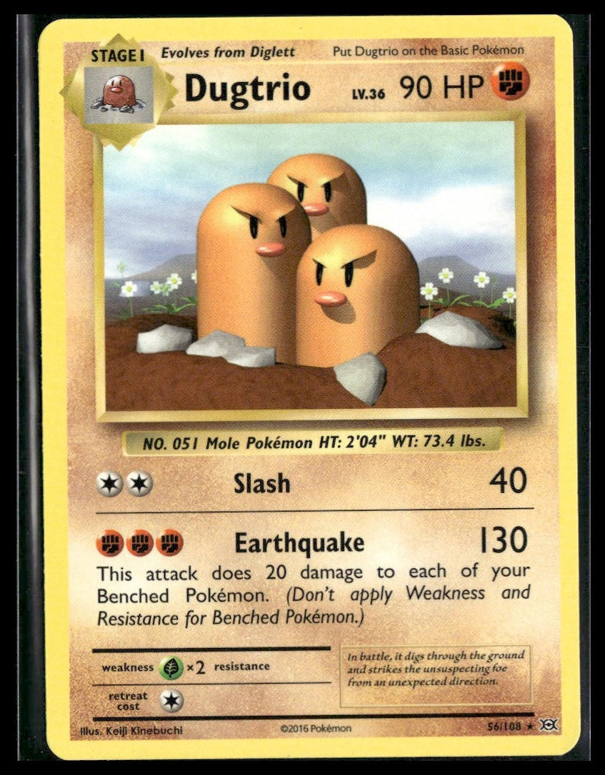 Dugtrio #56/108 Evolutions NM
