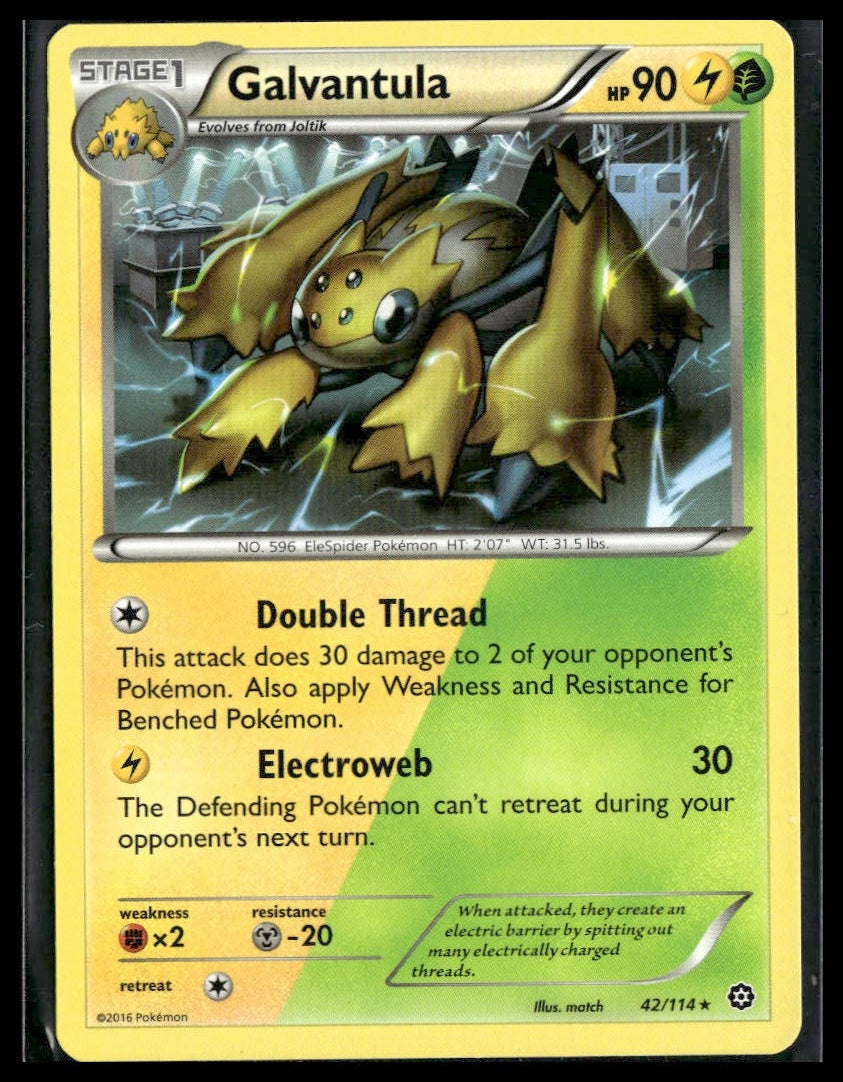 Galvantula #42/114 Steam Siege NM