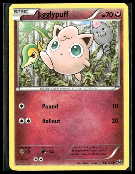 Jigglypuff #65/124 Fates Collide NM