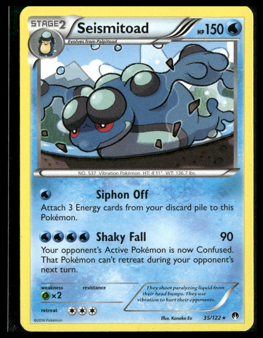 Seismitoad #35/122 BREAKpoint NM