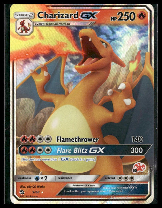 Charizard GX #9/68 Hidden Fates NM