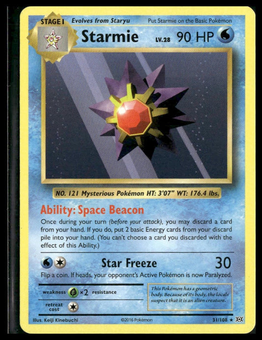 Starmie #31/108 Evolutions NM