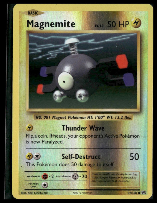 Magnemite #37/108 Reverse Holo Evolutions LP