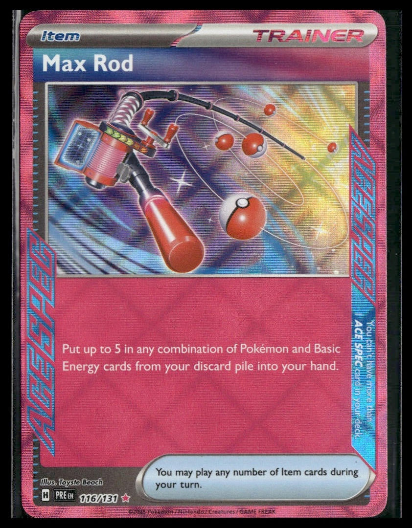 Max Rod #116/131 Prismatic Evolutions NM