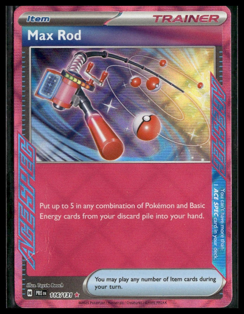 Max Rod #116/131 Prismatic Evolutions NM