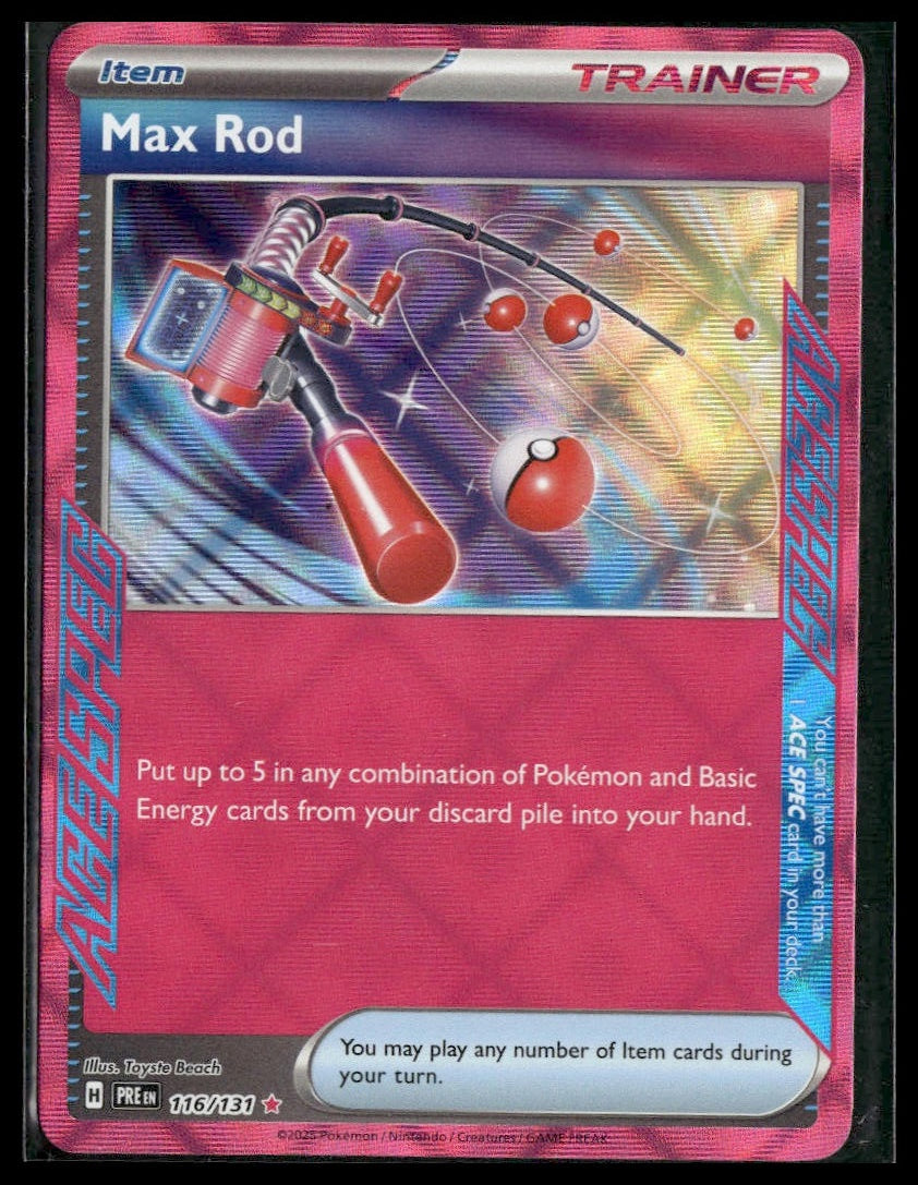 Max Rod #116/131 Prismatic Evolutions NM