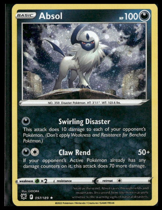 Absol #097/189 Cosmos Holo Astral Radiance NM