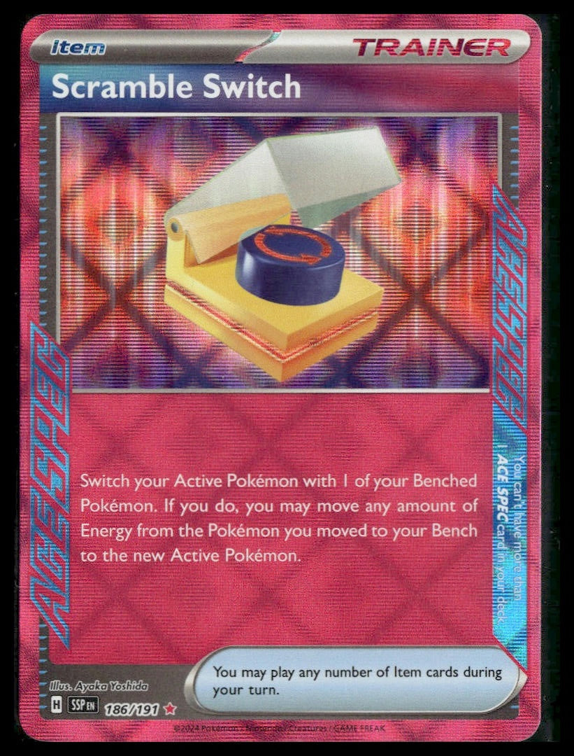 Scramble Switch #186/191 Surging Sparks NM