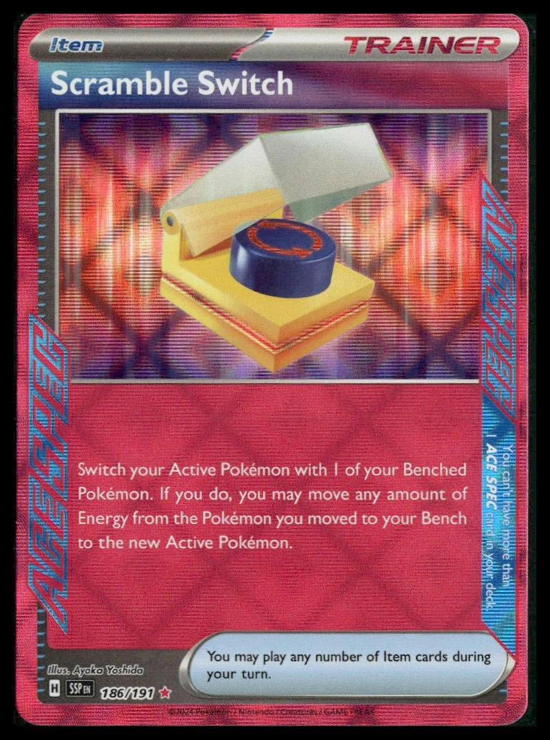 Scramble Switch #186/191 Surging Sparks NM