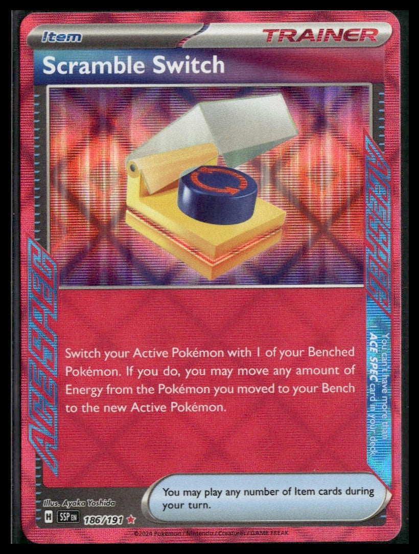 Scramble Switch #186/191 Surging Sparks NM