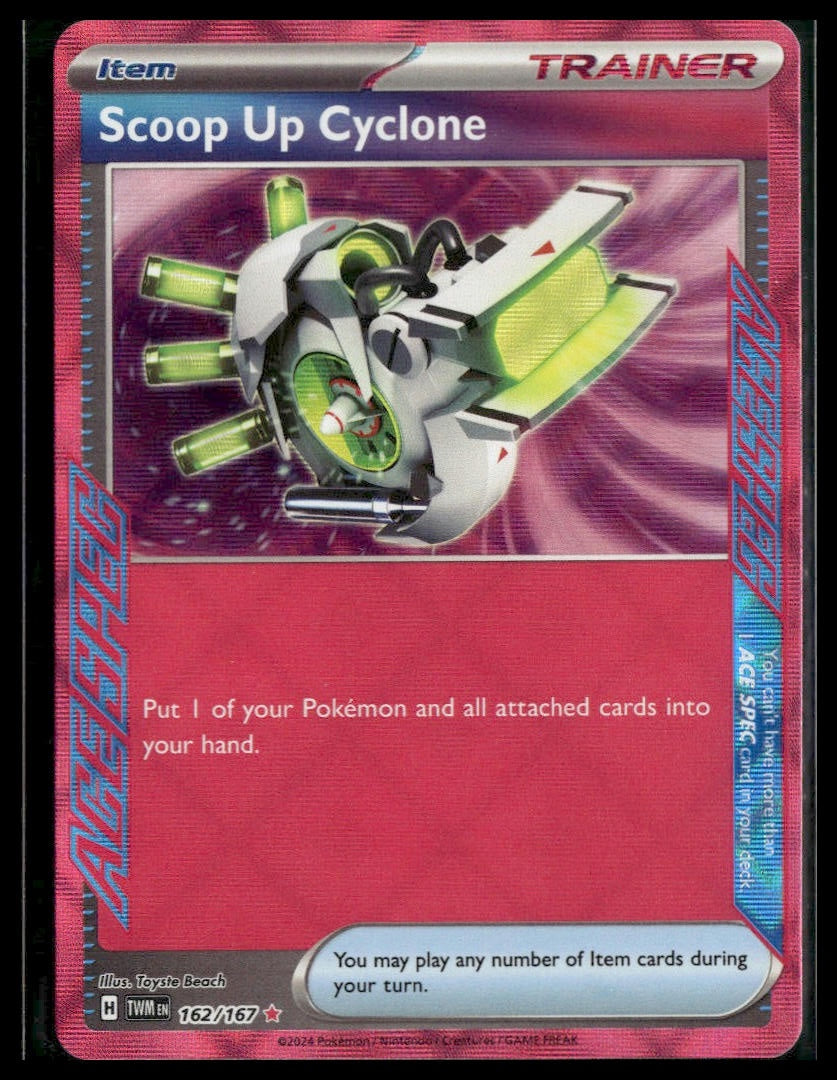 Scoop Up Cyclone #162/167 Twilight Masquerade NM
