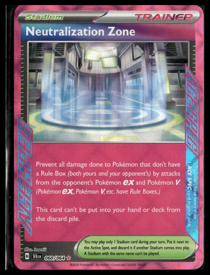 Neutralization Zone #060/064 Shrouded Fable NM