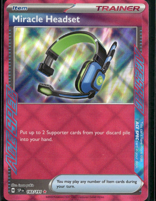 Miracle Headset #183/191 Surging Sparks NM