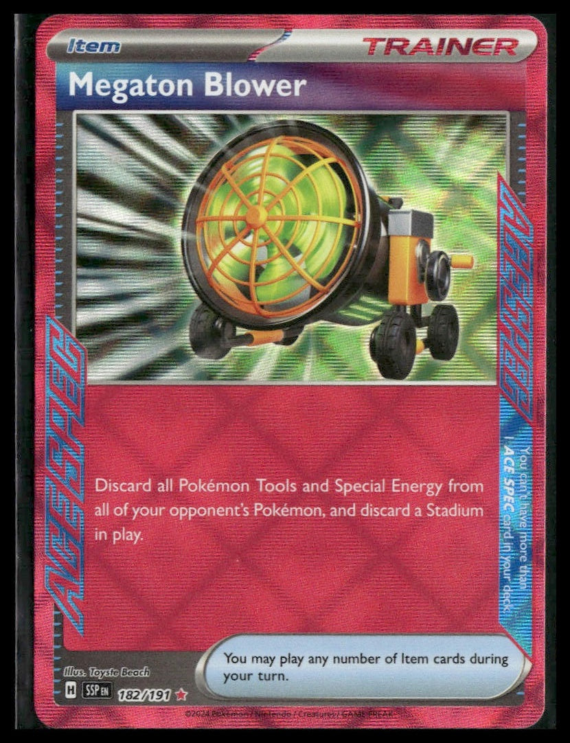 Megaton Blower #182/191 Surging Sparks NM