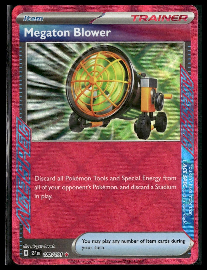 Megaton Blower #182/191 Surging Sparks NM