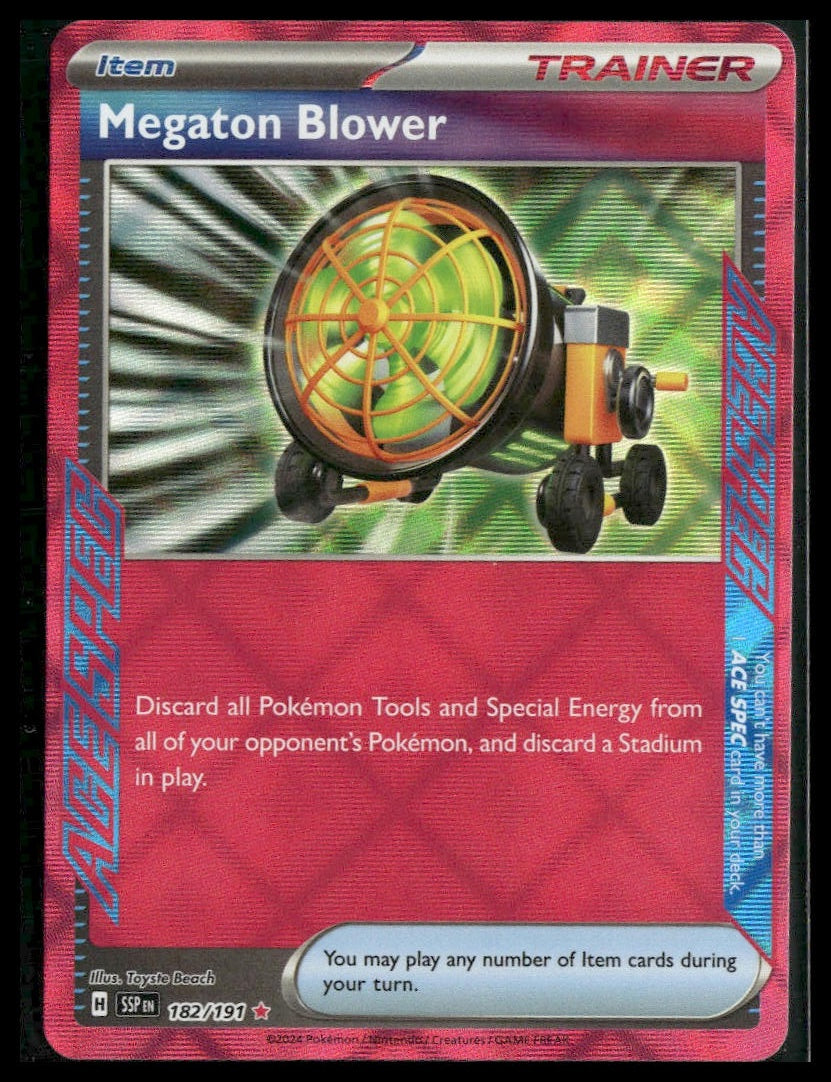 Megaton Blower #182/191 Surging Sparks NM