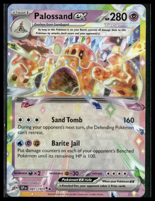 Palossand ex #091/191 Surging Sparks NM