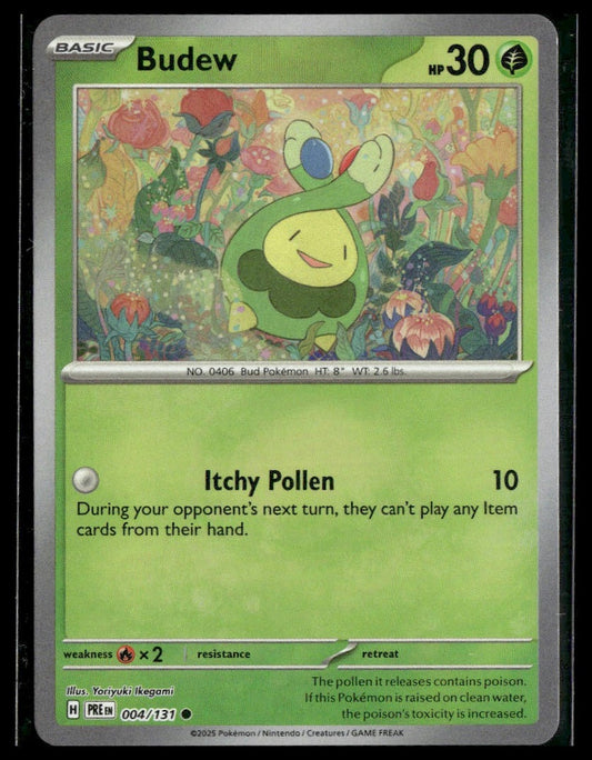 Budew #004/131 (Master Ball) Prismatic Evolutions NM