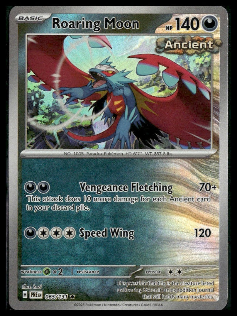 Roaring Moon (Poke Ball) #065/131 Prismatic Evolutions NM