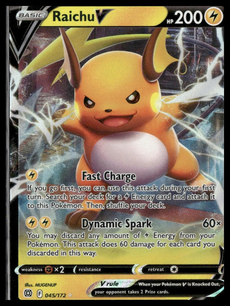 Raichu V #045/172 Brilliant Stars NM