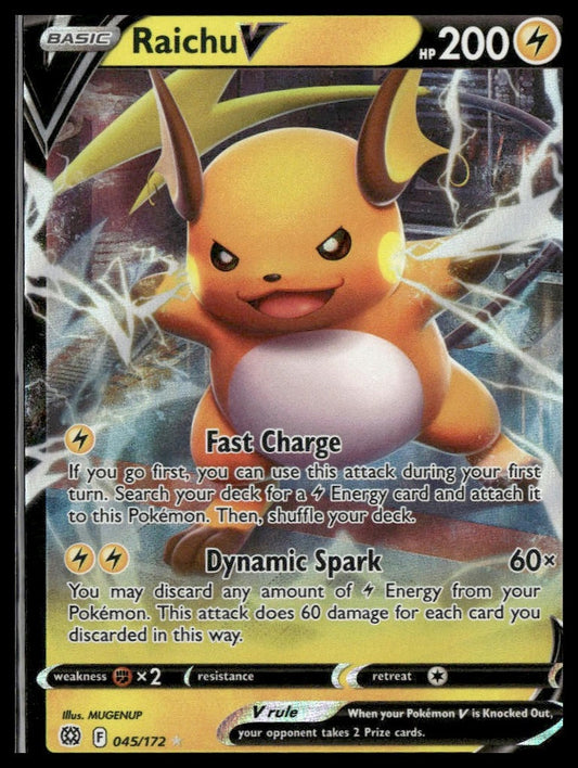 Raichu V #045/172 Brilliant Stars NM