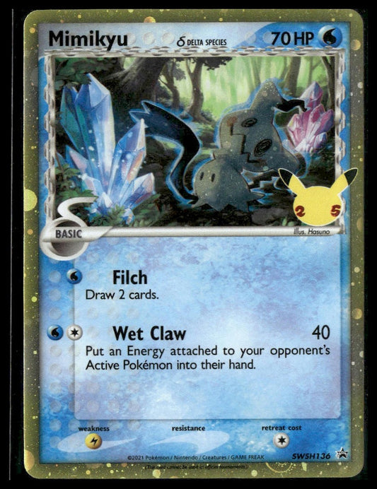 Mimikyu (Delta Species) #SWSH136 Celebrations Promo NM