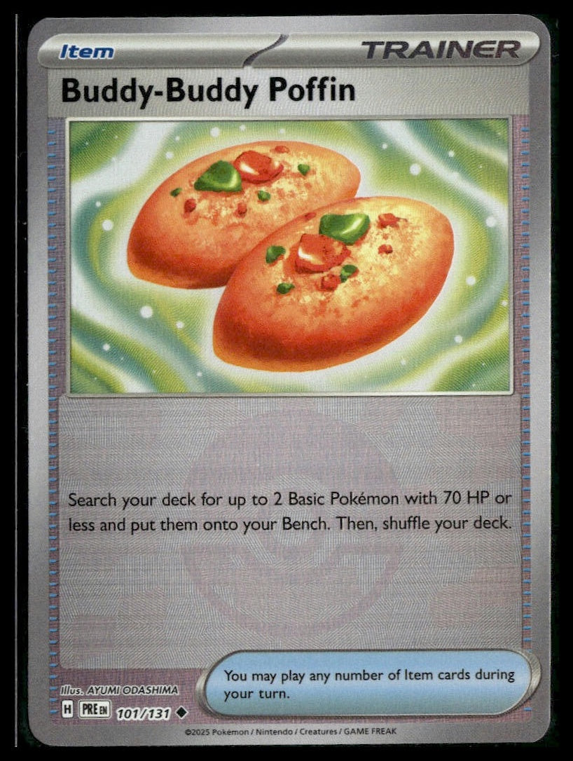Buddy-Buddy Poffin #101/131 Poke Ball Prismatic Evolutions NM