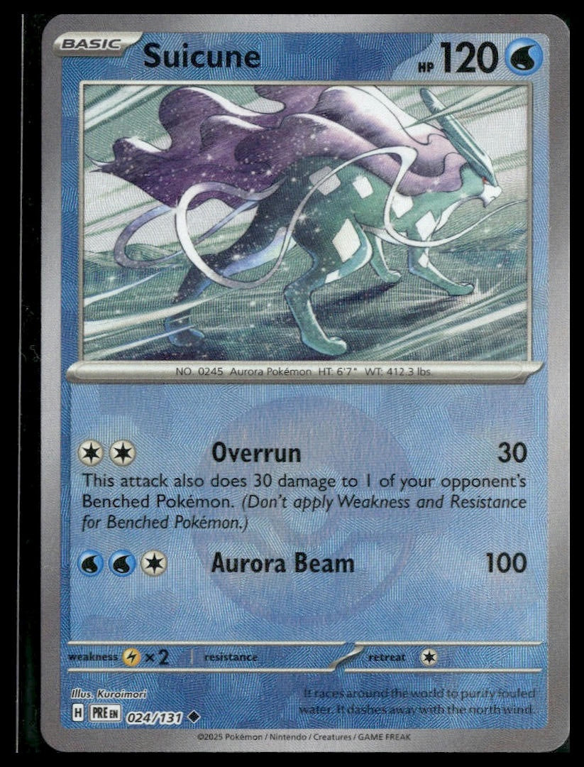 Suicune #024/131 Poke Ball Prismatic Evolutions NM