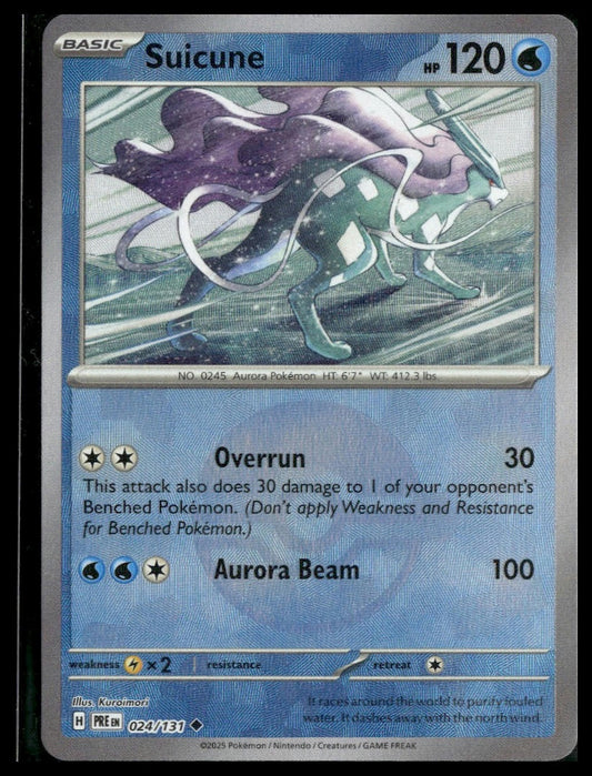 Suicune #024/131 Poke Ball Prismatic Evolutions NM
