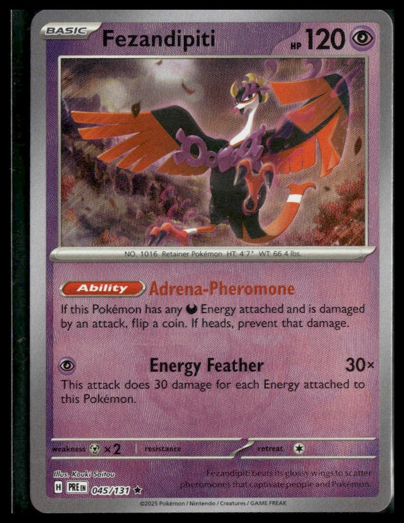 Fezandipiti #45/131 Poke Ball Prismatic Evolutions NM
