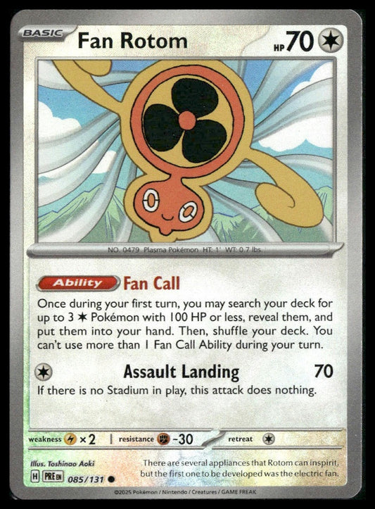 Fan Rotom #085/131 Poke Ball Prismatic Evolutions NM