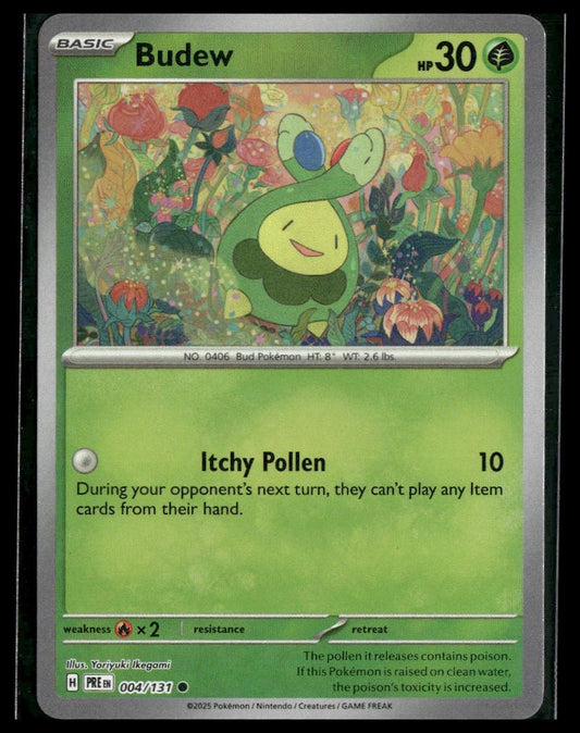 Budew #004/131 Poke Ball Prismatic Evolutions NM