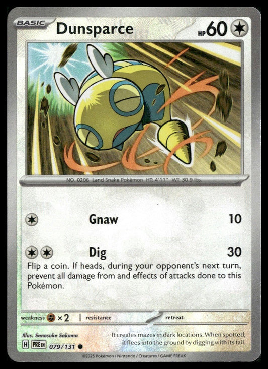 Dunsparce #079/131 Poke Ball Prismatic Evolutions NM