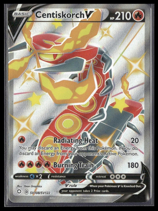 Centiskorch V #SV108/SV122 Shining Fates: Shiny Vault NM