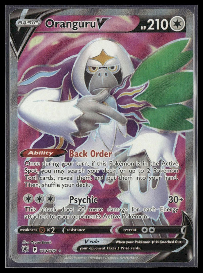 Oranguru V (Full Art) #179/189 Astral Radiance NM
