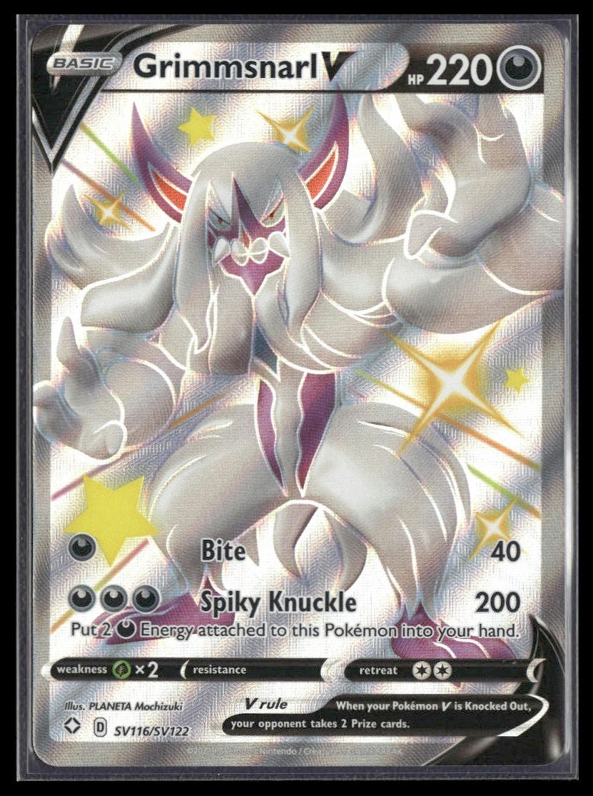Grimmsnarl V #SV116/SV122 Shining Fates: Shiny Vault NM
