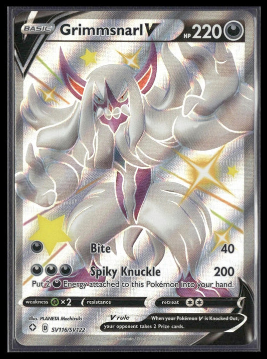 Grimmsnarl V #SV116/SV122 Shining Fates: Shiny Vault NM