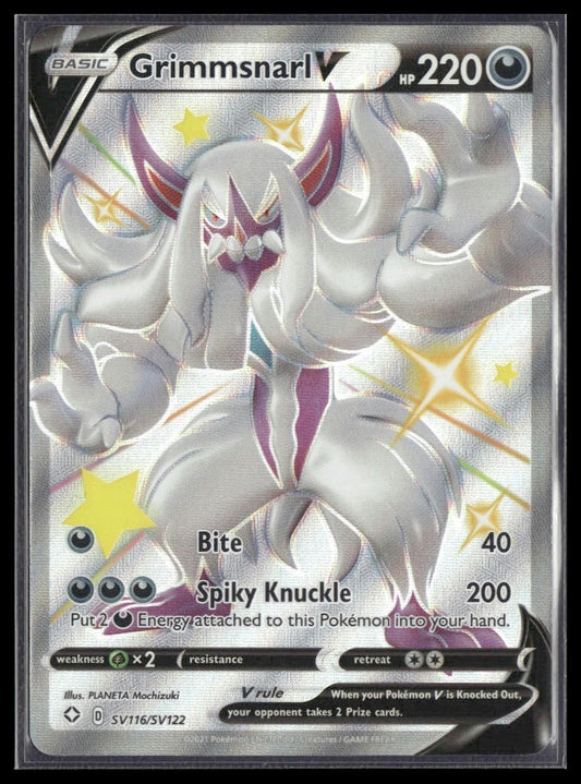 Grimmsnarl V #SV116/SV122 Shining Fates: Shiny Vault NM
