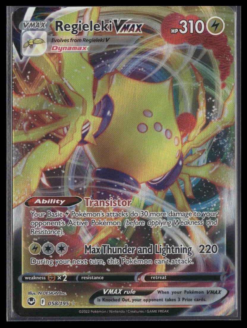 Regieleki VMAX #058/195 Silver Tempest NM