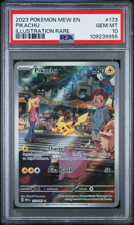 PSA 10 Pikachu #173 Scarlet & Violet 151
