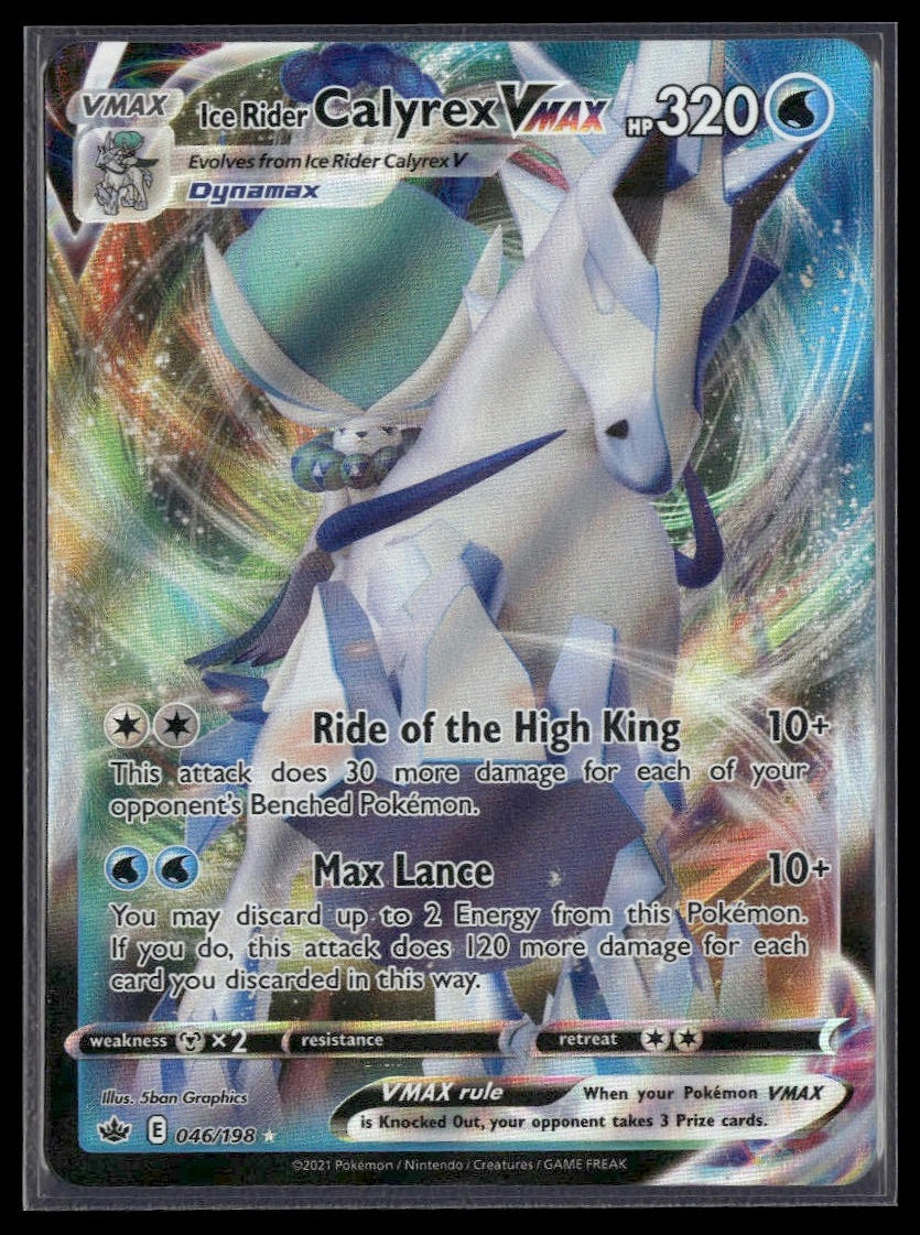 Ice Rider Calyrex VMAX #046/198 Chilling Reign NM