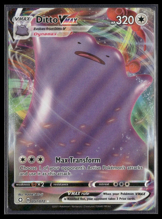 Ditto VMAX #051/072 Shining Fates NM