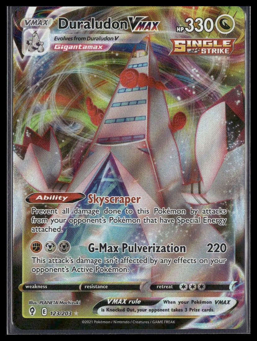 Duraludon VMAX #123/203 Evolving Skies NM