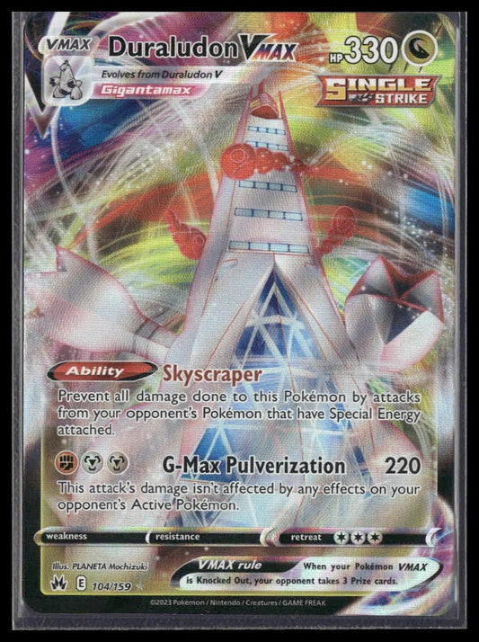 Duraludon VMAX #104/159 Crown Zenith NM