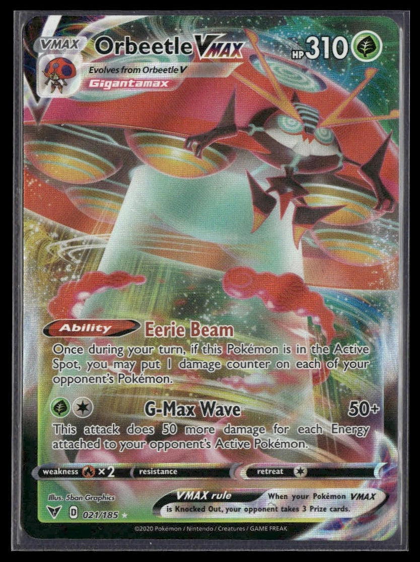 Orbeetle VMAX #021/185 Vivid Voltage NM