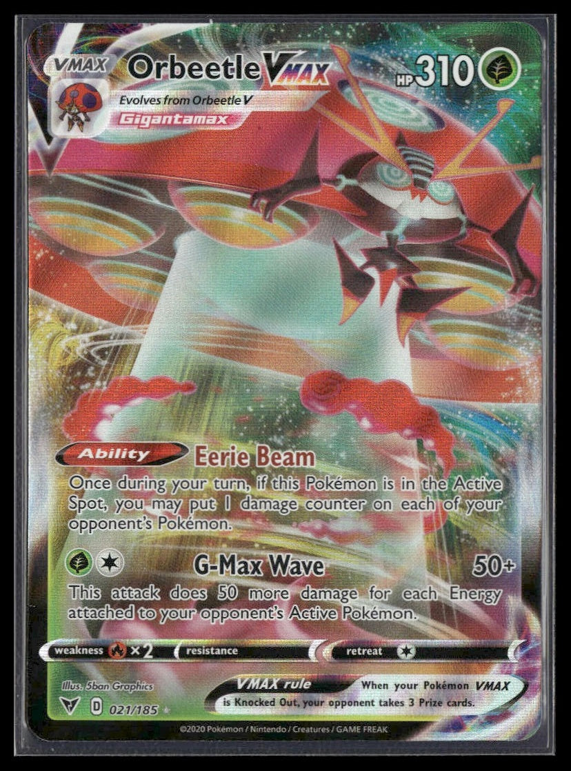 Orbeetle VMAX #021/185 Vivid Voltage NM