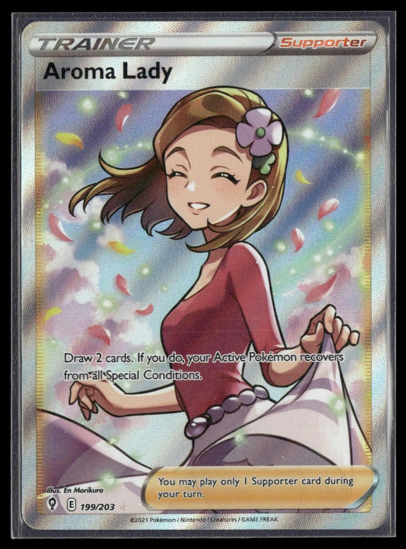 Aroma Lady (Full Art) #199/203 Evolving Skies NM
