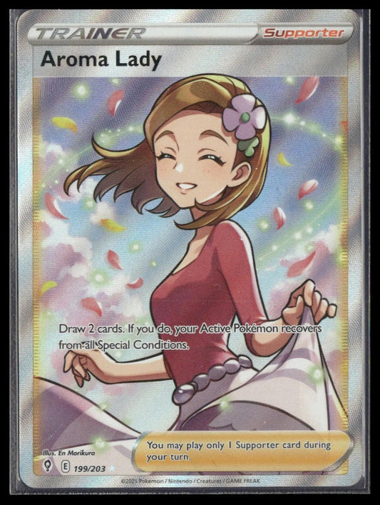Aroma Lady (Full Art) #199/203 Evolving Skies NM