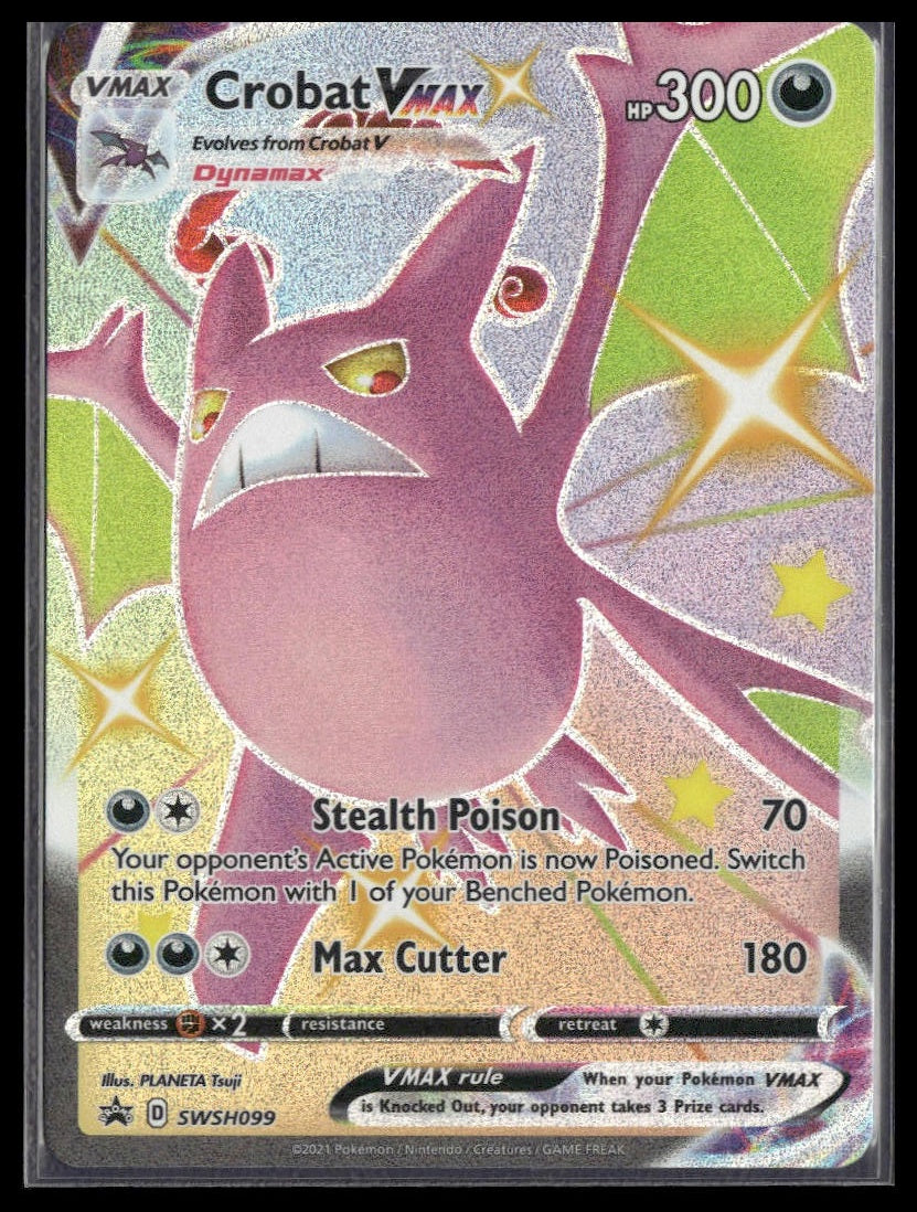 Crobat VMAX #SWSH099 Sword & Shield Promo Cards NM